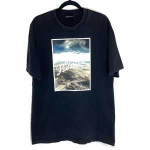 [THE HUNDREDS] Graphic Print Logo Crew Neck Cotton T-shirt Printed in USA L